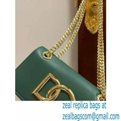 Dolce  &  Gabbana Calfskin 3.5 Chain phone bag Green